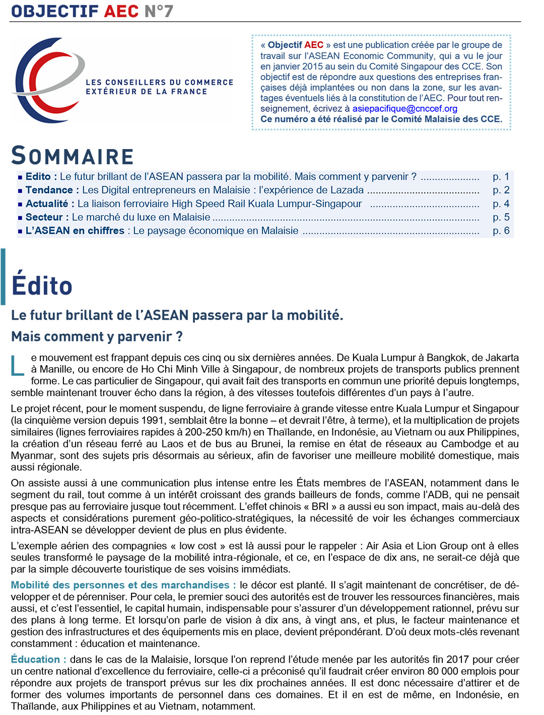 Objectif AEC n°7