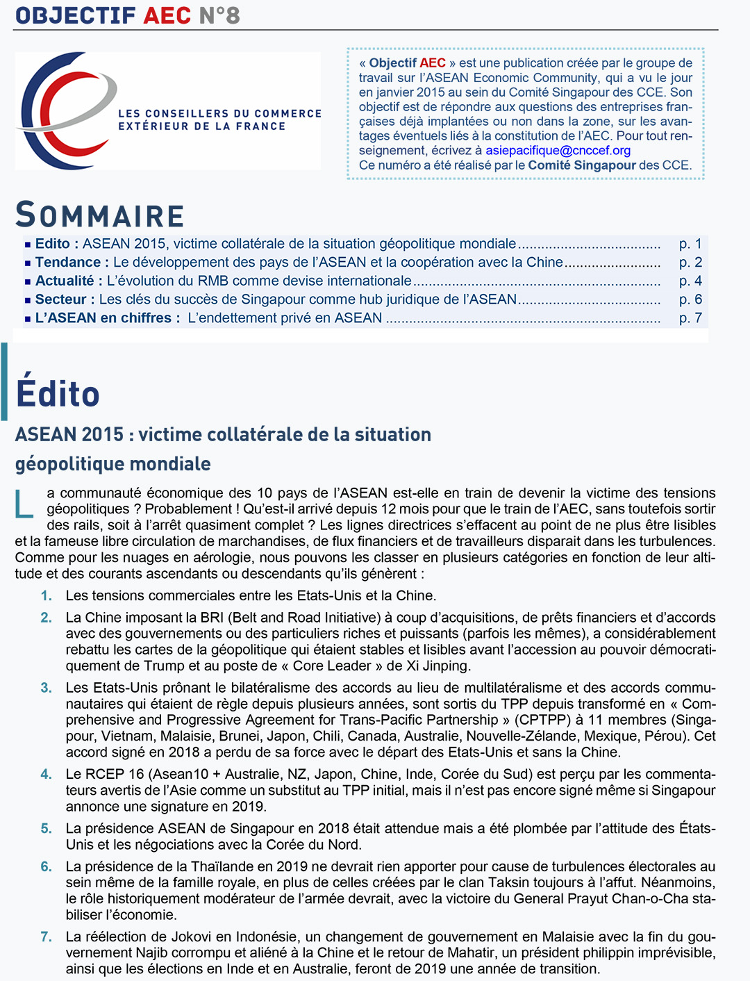 Objectif AEC N°8